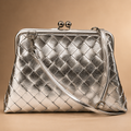 Luna Silver Weave Bag - Silver Weave